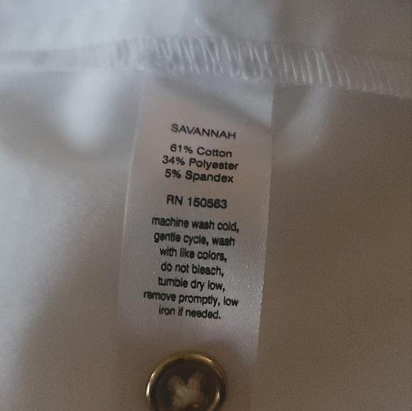 Hinson Wu White Cotton Blend Button Front Oversized Savannah shirt SZ XL - Picture 2 of 3